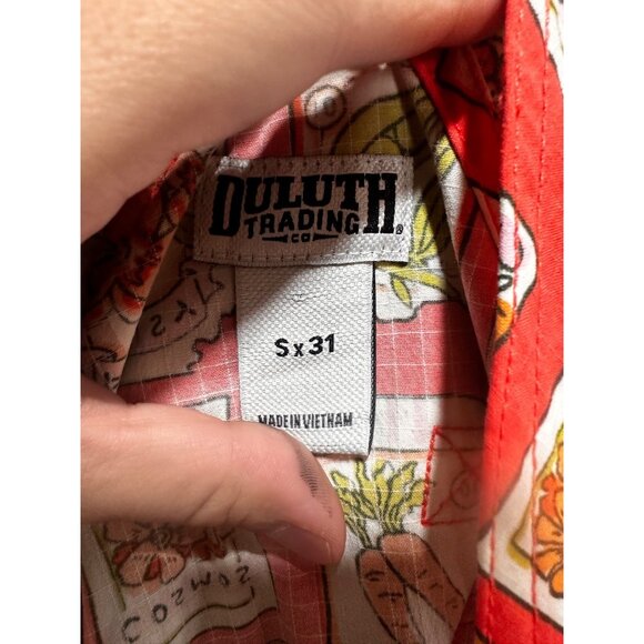 Duluth Trading Heirloom Gardening Bib Overalls Womens Small Cargo Seed Pockets - Picture 5 of 16